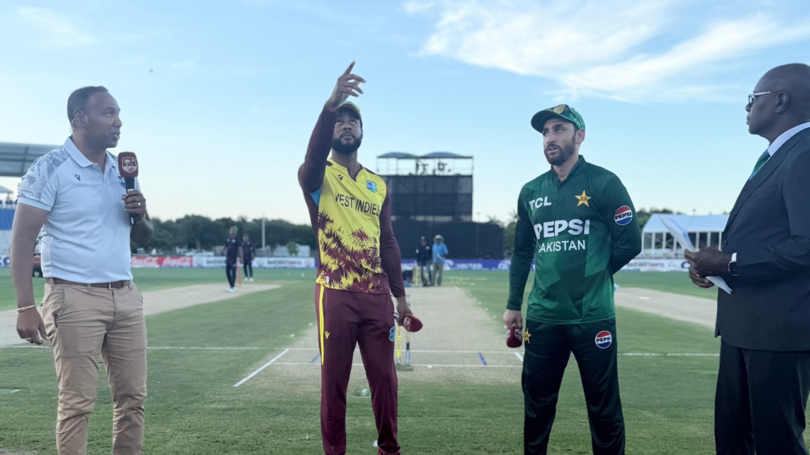 West Indies will take on Pakistan in the second T20I on Sunday. (West Indies/X)
