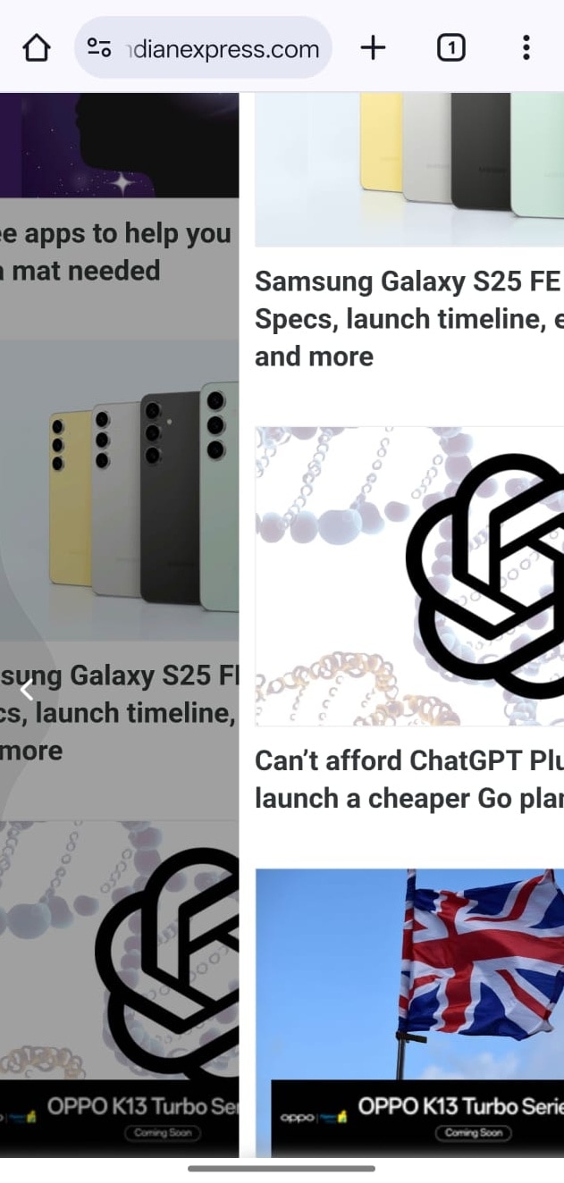 Here's what Chrome's new transition animations look like.
