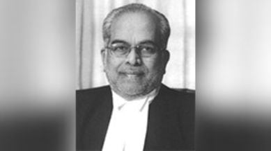 Ex-Supreme Court judge B Sudershan Reddy.