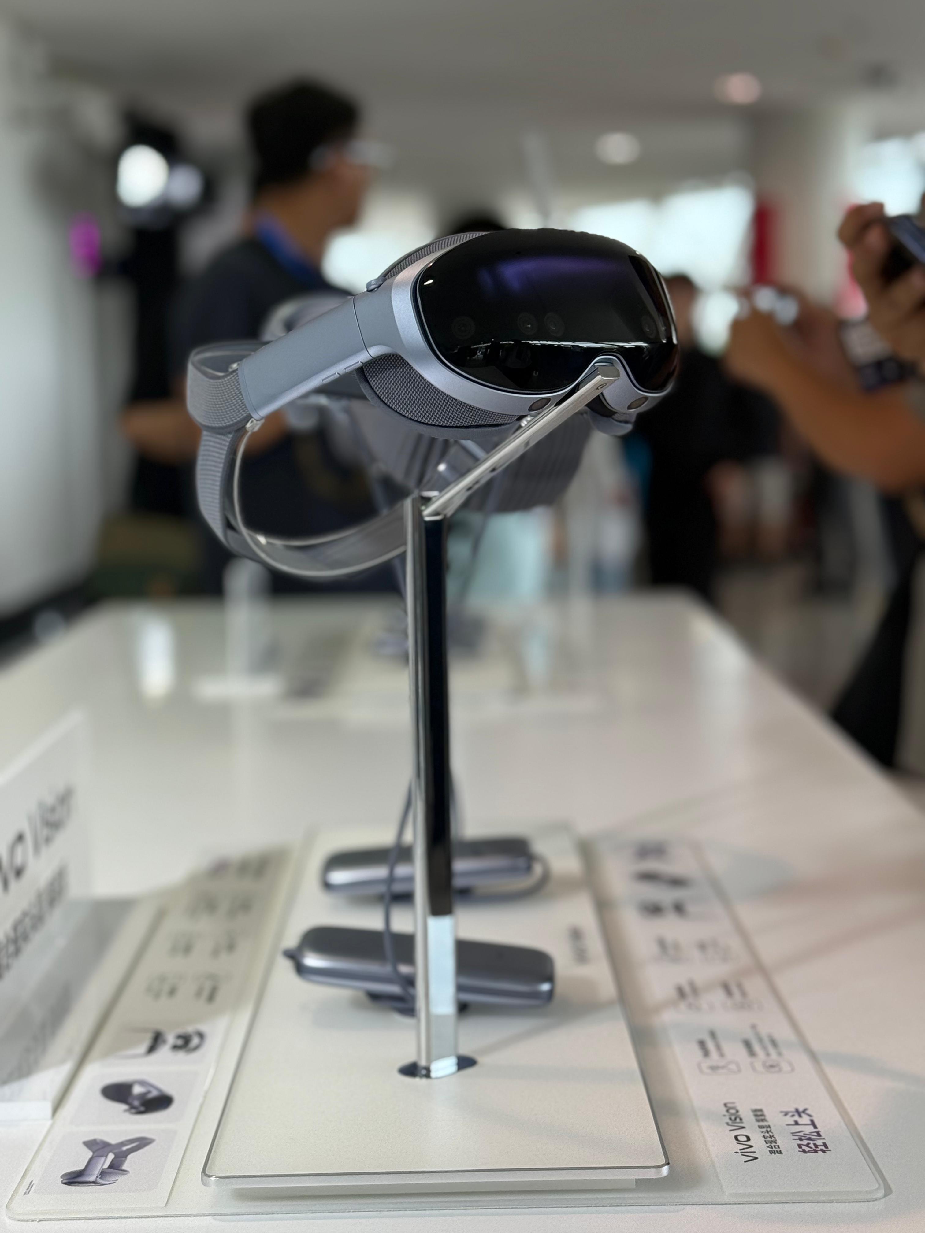 Vivo teased a future where headsets like these become the new default, with face-worn computers at the centre of our digital lives. (Image: Express Image)
