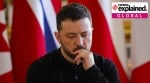 Ukraine Pressident Volodymyr Zelenskyy is faced with an extremely challenging situation. (AP)