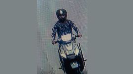 CCTV grab of the accused