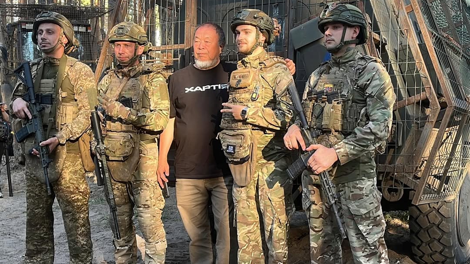 Ai Weiwei Visits Ukraine Before New Art Installation