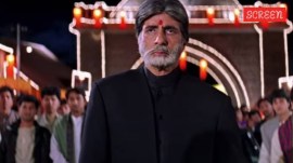 Amitabh Bachchan in a still from Yash Chopra's Mohabbatein