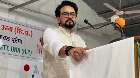 ‘Hanuman ji first to go to space’: AnuragThakur to schoolkids