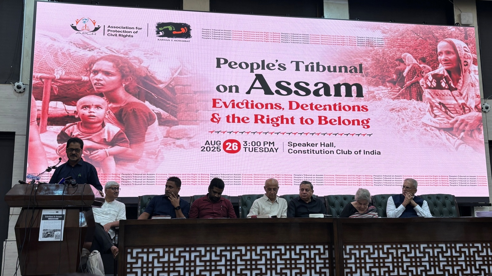 Assam evictions, Assam evictions against law, Harsh Mander, Prashant Bhushan, Jawhar Sircar, Association for Protection of Civil Rights, Indian express news, current affairs