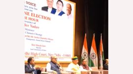 aug21 (15) symposium titled ‘One Nation, One Election—Need of the Hour’, organised by Lawyer’s Voice at the Delhi High Court.