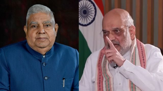 Amit Shah on Jagdeep Dhankhar resignation