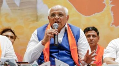 The ASI was on bandobast duty for Chief Minister Bhupendra Patel’s security on Monday when the couple jumped into Narmada canal