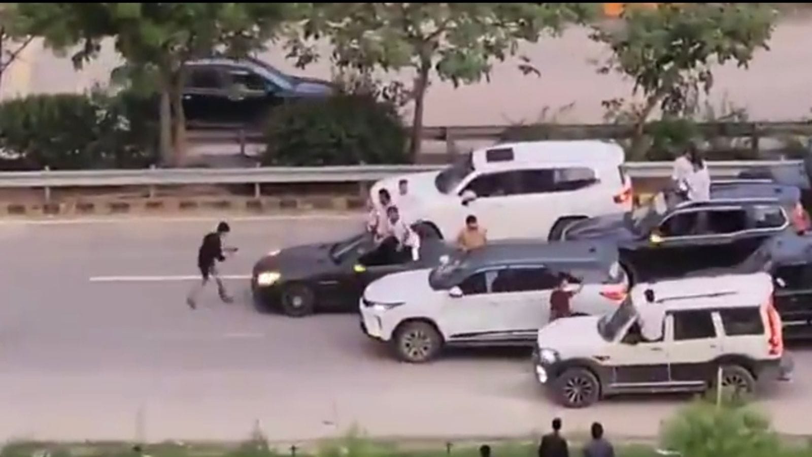 ‘Performed stunts, endangered lives’: 3 arrested after viral video shows luxury cars blocking traffic in Gurgaon