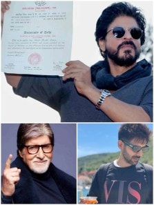 Amitabh Bachchan, Shah Rukh Khan, Kartik Aaryan: 19 celebs who hold surprising academic backgrounds