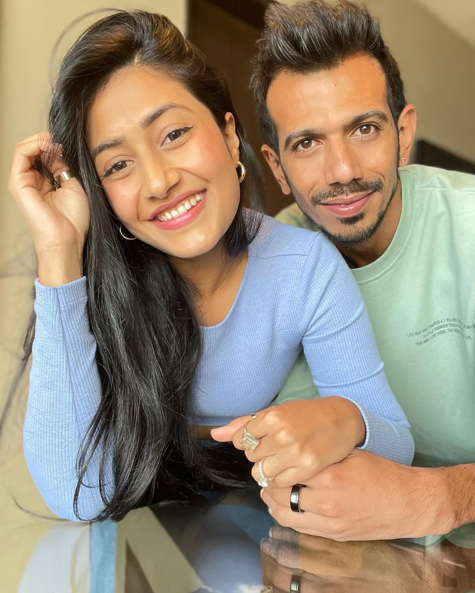 Yuzvendra Chahal and Dhanashree