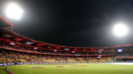 The Chinnaswamy Stadium, which is scheduled to host the World Cup opener on September 30 and one of the semifinals, is also in line to host the final if Pakistan doesn’t qualify for the title clash. (Sportzpics)