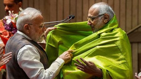 C P Radhakrishnan NDA Vice Presidential candidate, Prime Minister Narendra Modi supports C P Radhakrishnan,