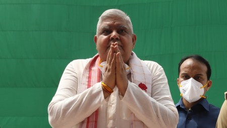 Jagdeep Dhankhar, Jagdeep Dhankhar residence, Jagdeep Dhankhar to move, Jagdeep Dhankhar Chhattarpur, Chhattarpur, Indian express news, current affairs