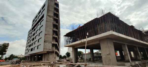 Buildings under construction in Jaipur owned by Dhankhar's wife Sudesh and daughter Kamna