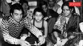 dharmendra prakash kaur with their son bobby