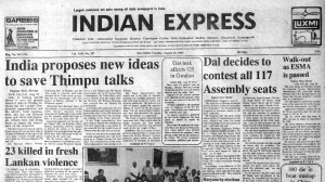 August 20, 1985, Forty Years Ago: Akalis to Fight Polls