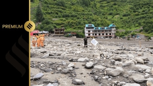 Dharali village after the floods. Aiswarya Raj