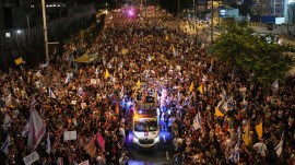 israel gaza war, tel aviv protest