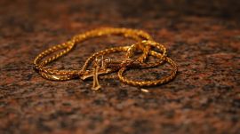 Based on the probe so far, a police officer said they suspect that the assailant was trying to steal the gold chain from the man.