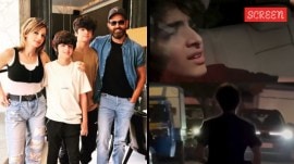 Hrithik Roshan's son Hridaan runs away from paps in Mumbai