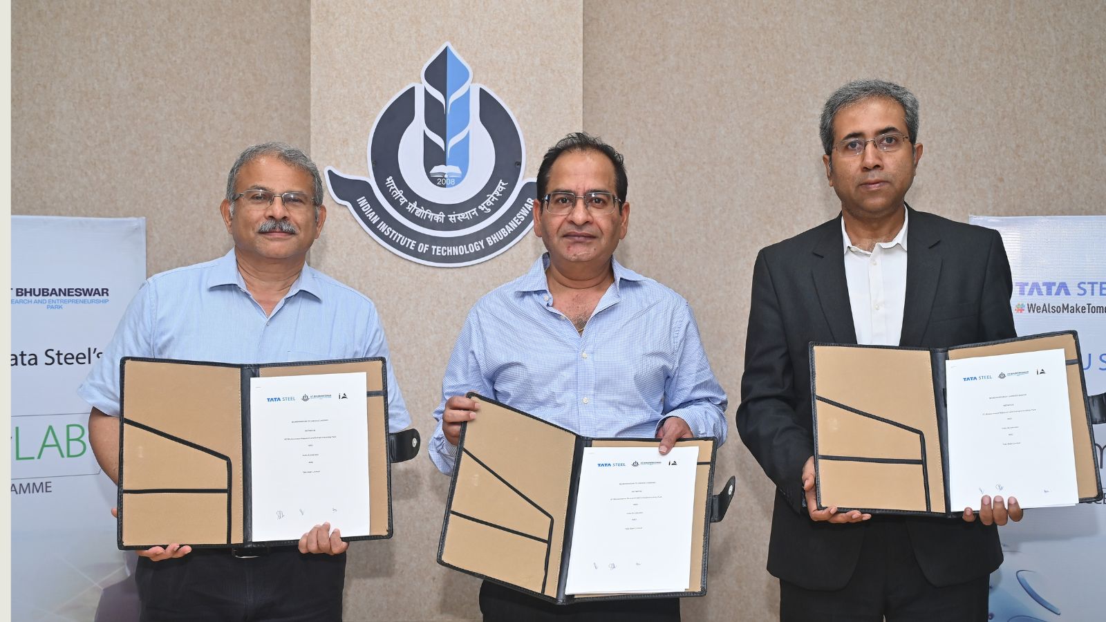 IIT Bhubaneswar, Tata Steels signs MoU to launch TomorrowLAB Accelerator Programme for startups