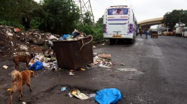 Illegal parking, garbage dumping