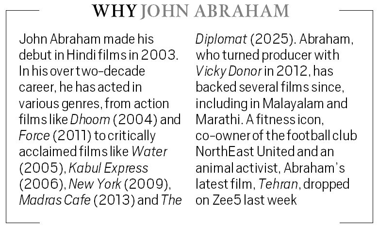 JOHN ABRAHAM: ‘In the name of being secular, you can’t be making controversial films. But biased films finding an audience is worrisome’