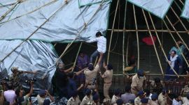 The BMC has permanently shut the popular Kabutar Khana in Dadar by covering it to curb pigeon feeding, which poses health risks like “pigeon lung disease” and causes hygiene issues. (Express Photo/Akash Patil)