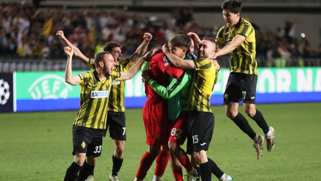Kairat became only the second-ever team from Kazakhstan to reach the UEFA Champions League, the first being Astana who joined the European elites 10 years ago. (AP Photo)