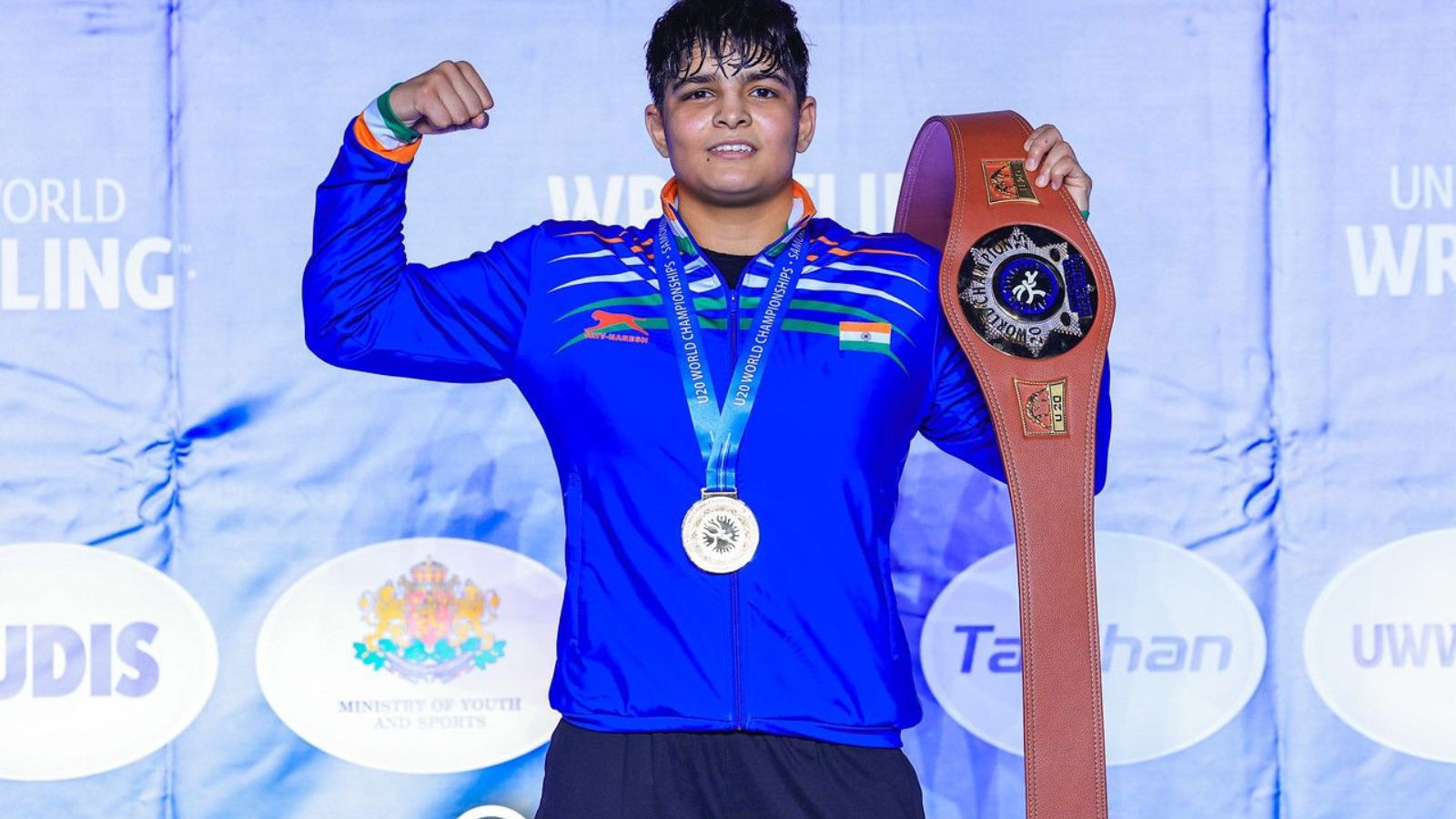 Using strong defence and leg attacks, wrestler Kajal wins World Under-20 gold