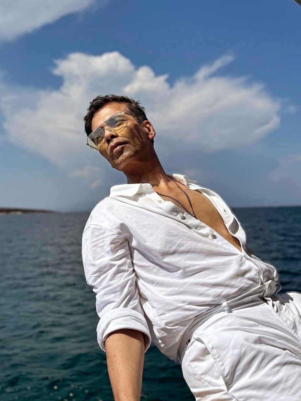 Karan Johar Reflects on Life's Changes in a Yacht Post