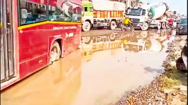 Kharar–Landran Road, Gilco Valley, Shivalik City, Kharar-Landran road death trap, Kharar-Landran road potholes, Indian express news, current affairs
