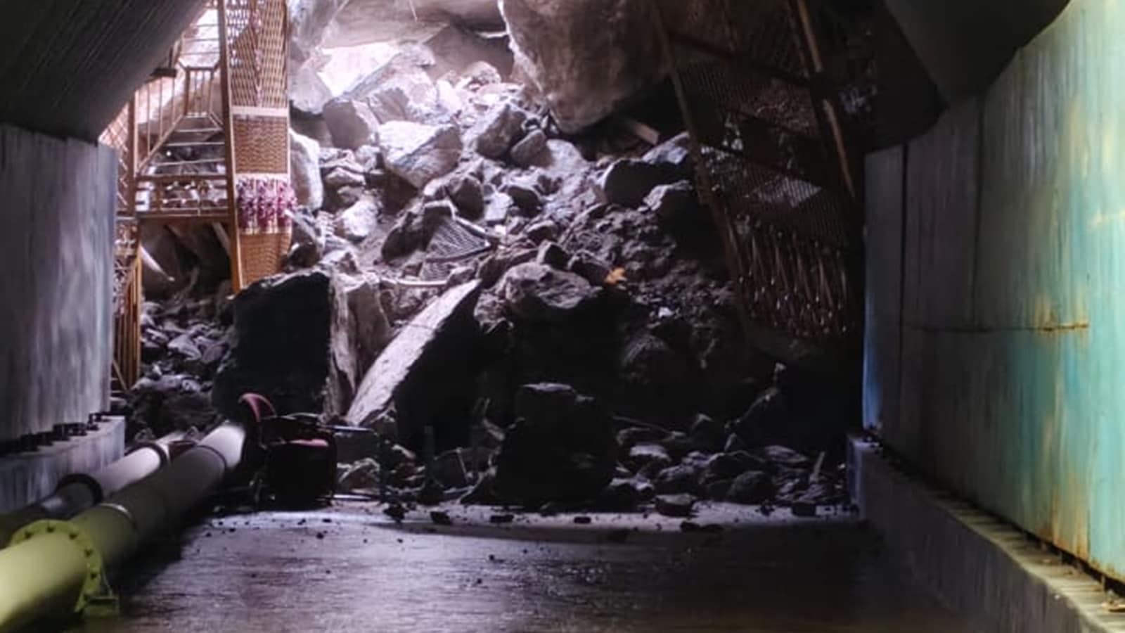 Landslide hits Uttarakhand power house, 11 workers ‘safe but remain inside’