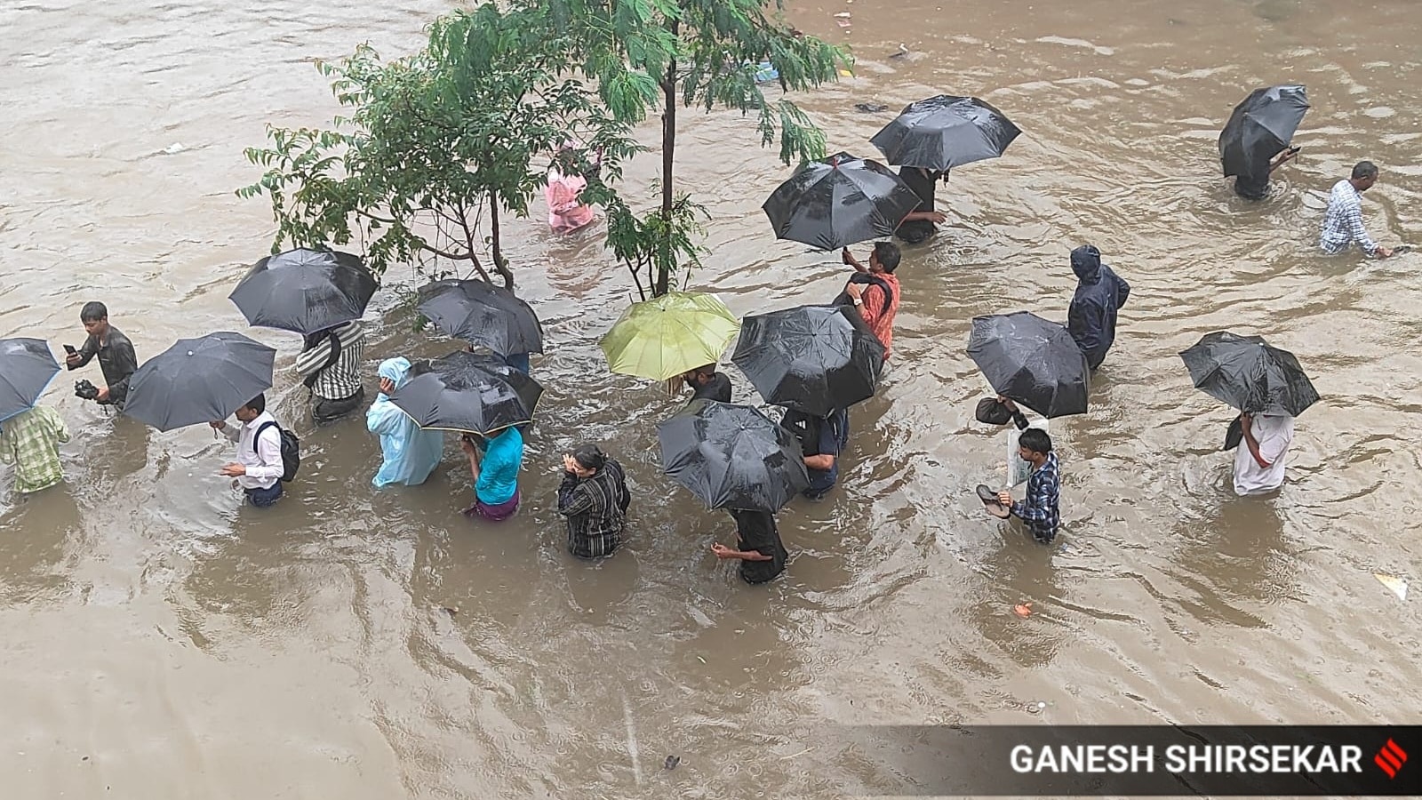Mumbai rains persist; IMD issues orange alert; trains affected