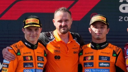 Piastri explained that while there was tension because of the position of both drivers, he was still attacking races similar to how he would even if he wasn't a part of the title picture. (AP/File)