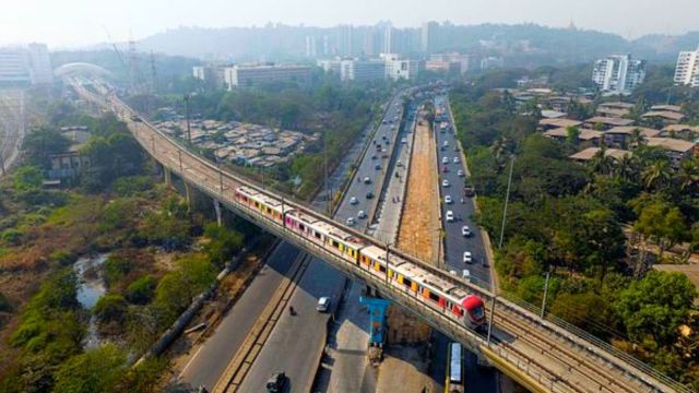 For instance, columns along the Red Line have been coloured red so that commuters. Similarly, other lines too have followed the colour code.