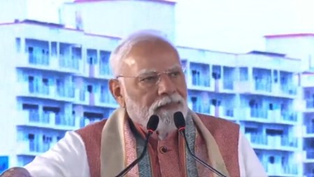 modi inaugurates flats for MPs