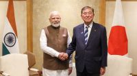 Prime Minister Narendra Modi meets Japanese Prime Minister Shigeru Ishiba in Tokyo, on Friday.