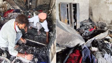 Mohali fire incident, SBP North Valley fire, Kharar-Landran Highway fire, major fire in Mohali apartment, gas cylinder blast Mohali,
