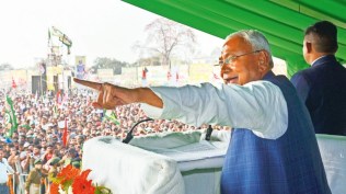 Nitish Kumar, Bihar Chief Minister Nitish Kumar, Bihar Assembly elections, NDA Cabinet, Nitish plays domicile card in jobs, domicile card in jobs, Indian express news, current affairs