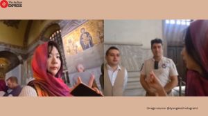 South Korean vlogger peace sign in Turkey