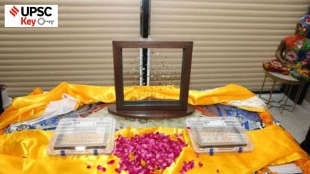 upsc, buddhist relics, piprahwa