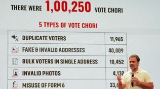 LoP in the Lok Sabha and Congress leader Rahul Gandhi addresses a press conference, at AICC HQ, in New Delhi