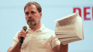 Rahul Gandhi at press conference