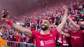 Salah has spoken on the Palestinian issue in the past. (AP Photo)