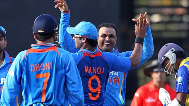Tiwary recalled his conversation with Sehwag, who did not play in the final ODI against the West Indies, in the team bus. (AP Photo)