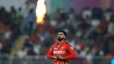 Shreyas Iyer, for all the explosiveness and the white-ball smarts, cannot dislodge Tilak Varma at No 3. (Sportzpics)