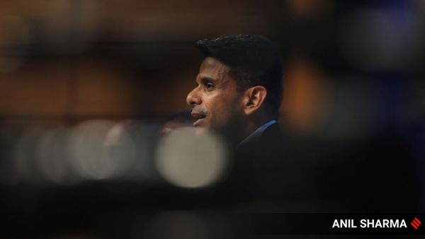 Since his splashdown on July 15, Shukla was in Houston re-acclimatising to gravity and debriefing with officials from Axiom Space, SpaceX and NASA. He had spent 18 days on the ISS. (Express Photo by Anil Sharma)